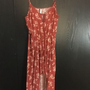 Summer Floral Maxi Romper
